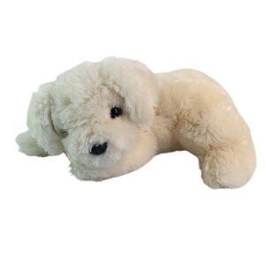 Vintage Ty Classic Honey Cream Puppy Dog Plush 14" Stuffed Animal Toy 1995